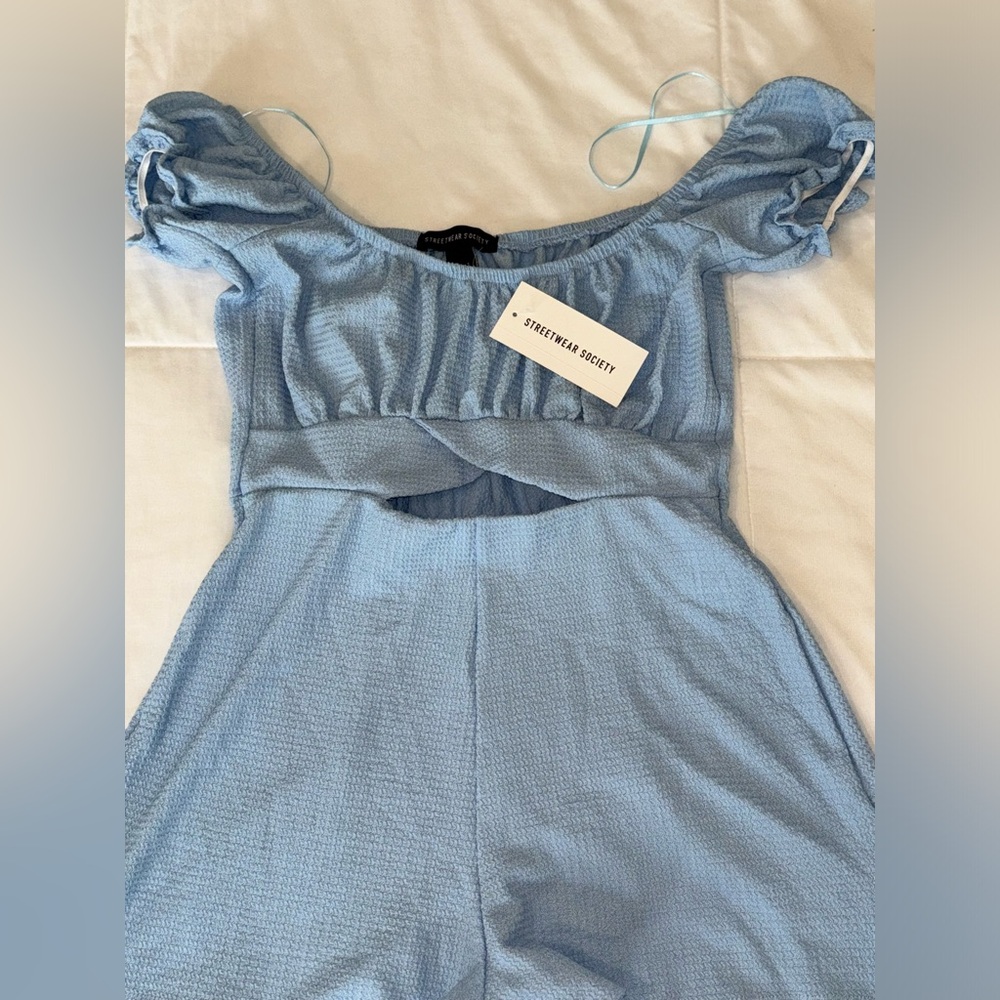 Blue Romper